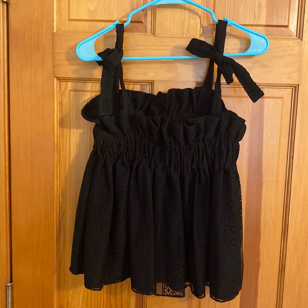 Adorable Shona Joy swing top. Black lace with lining sz 2